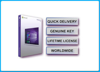 माइक्रोसॉफ्ट विंडोज 10 व्यावसायिक लाइफटाइम OEM लाइसेंस सक्रियण 64 बिट खुदरा पैक ब्रिटेन / अमेरिका संस्करण