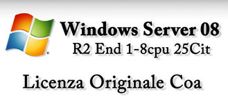जीत सर्वर 2008 R2 एंटरप्राइज़, विंडोज तोड़ 2008 मानक सॉफ्टवेयर निचले स्तर के लाइसेंस कुंजी Retailbox