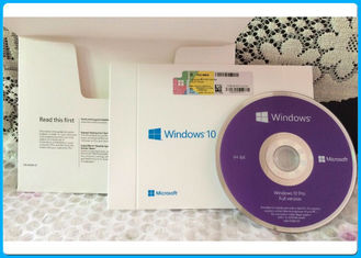 व्यावसायिक माइक्रोसॉफ्ट विंडोज 10 प्रो सॉफ्टवेयर 32x 64 डीवीडी geniune OEM लाइसेंस