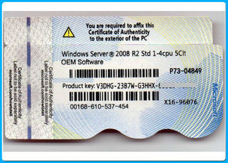 जीत सर्वर 2008 R2 एंटरप्राइज़ OEM पैक 1-4 सीपीयू मानक 5 CLT विंडोज सॉफ्टवेयर तोड़