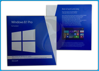 पूर्ण संस्करण Microsoft Windows 8.1 प्रो पैक Retailbox 32 बिट 64 बिट