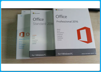 माइक्रोसॉफ्ट ऑफिस स्टैंडर्ड 2016 अंग्रेजी लाइसेंस खिड़कियों खुदरा संस्करण ऑनलाइन सक्रियण