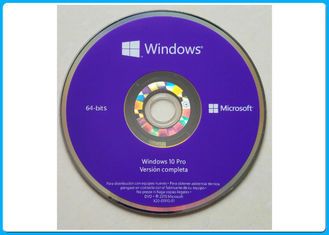 मूल Windows 10 माइक्रोसॉफ्ट सॉफ्टवेयर निर्यातक 64 बिट स्पेनिश OEM पैक