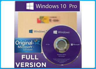 वास्तविक इतालवी माइक्रोसॉफ्ट विंडोज 10 प्रो सॉफ्टवेयर डीवीडी / सीओए लाइसेंस कुंजी ऑनलाइन सक्रियण 32 बिट 64 बिट