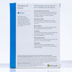 16GB 800x600 Microsoft Windows 10 होम रिटेल बॉक्स USB डाउनलोड एक्टिवेशन SoC