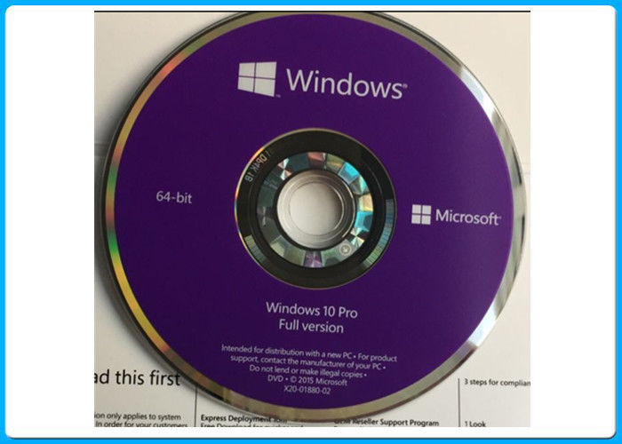 माइक्रोसॉफ्ट विंडोज 10 प्रो सॉफ्टवेयर OEM पैक, 10 प्रू पूर्ण संस्करण 64 बिट / 32 बिट जीतें