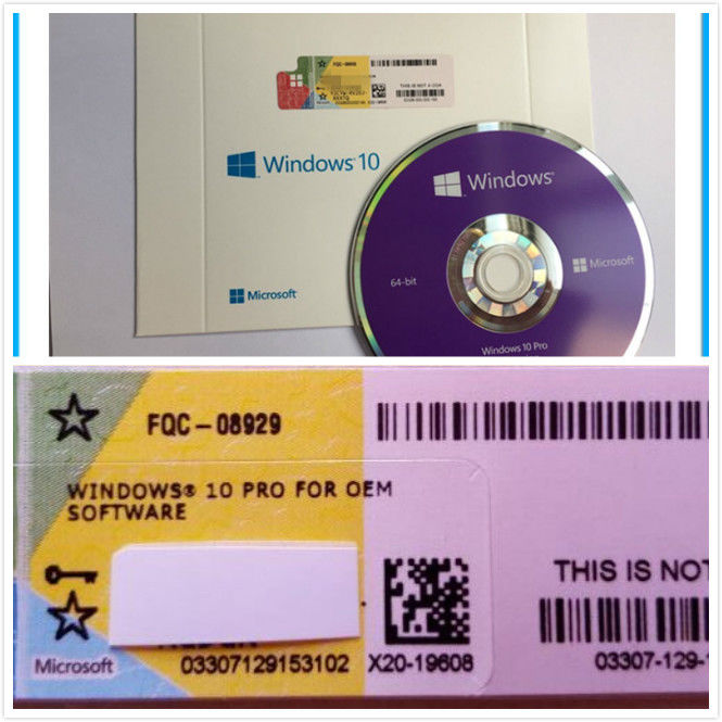 सीएए लाइसेंस, ऑनलाइन सक्रियण के साथ विंडोज 10 प्रो सॉफ्टवेयर OEM बॉक्स डीवीडी